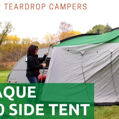 Pahaque 10×10 Side Tent for Teardrop Trailers