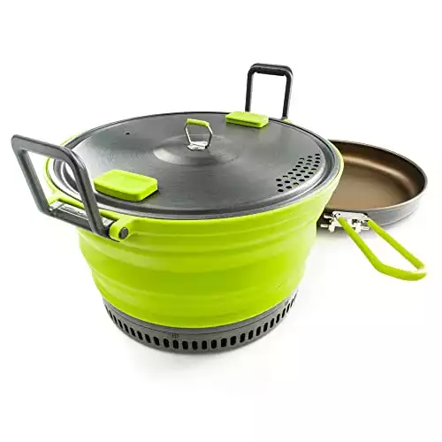 GSI Outdoor Escape 3L Pot + Frypan, Green