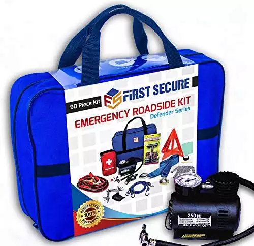 Car Emergency Safety Kit Bag