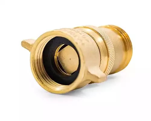 Camco (40055) RV Brass Inline Water Pressure Regulator