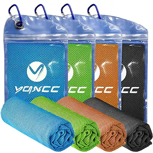 YQXCC 4 Pack Cooling Towel