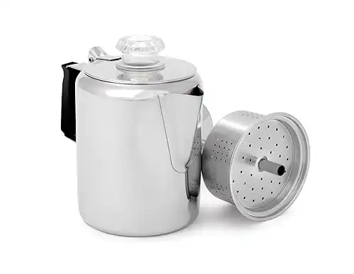 GSI Outdoors Glacier Stainless Steel Percolator