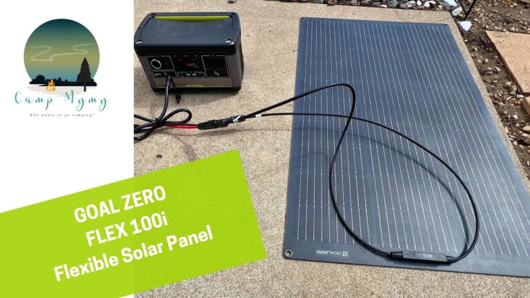 Goal Zero Flex 100i – New GZ Flexible Solar Panel!