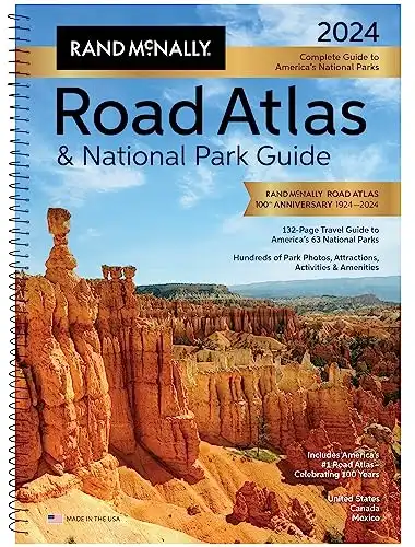 Rand McNally 2024 Road Atlas & National Park Guide (Rand McNally Road Atlas & National Park Guide)