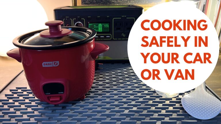 Cooking Safely in your Car or Van