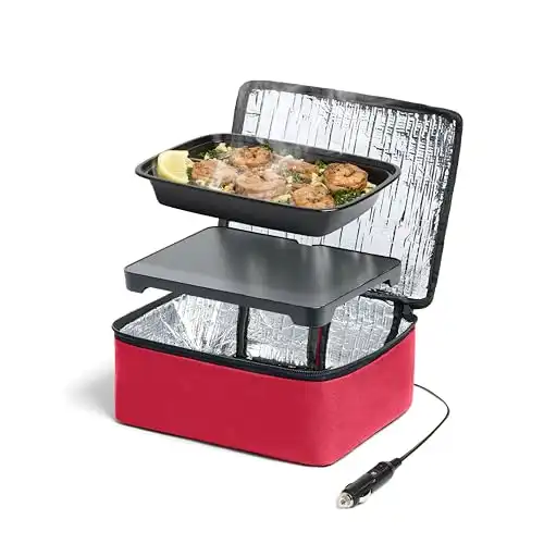 HOTLOGIC Mini Portable Electric Lunch Box Food Heater