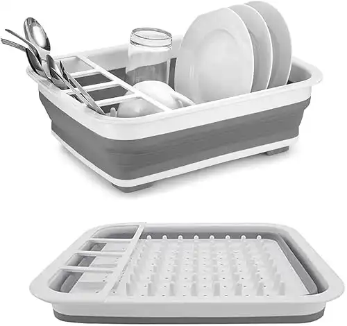 Collapsible Drying Dish Storage Rack