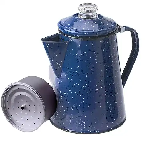 GSI Outdoors 12 Cup Enamelware Percolator