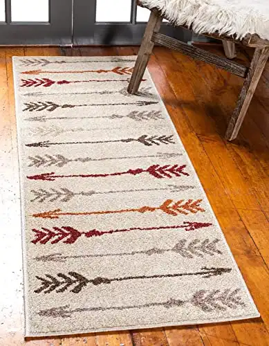 Unique Loom Autumn Collection Modern Contemporary Casual Abstract Area Rug