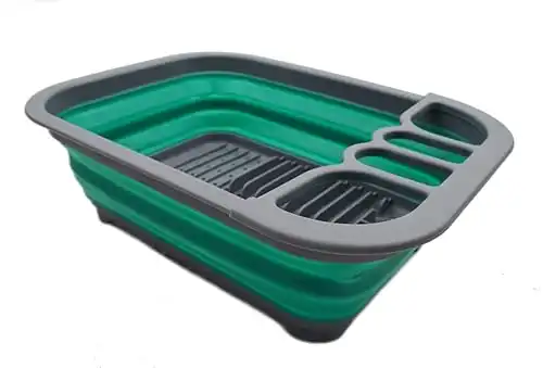 SAMMART Collapsible Plastic Dish Drainer