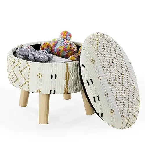 MABOZOO Boho Ottoman with Storage