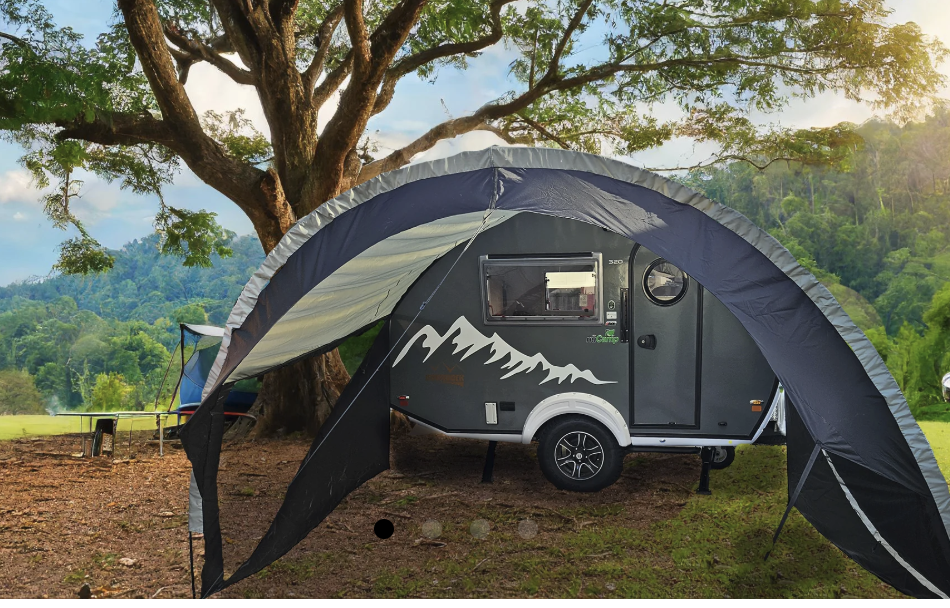 Nucamp T@B 320 TRAILER AWNING 2 by PahaQue Wilderness